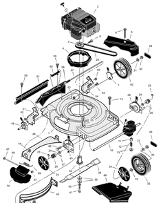 Part Location Diagram of F-020461L Murray Book, Instruction
